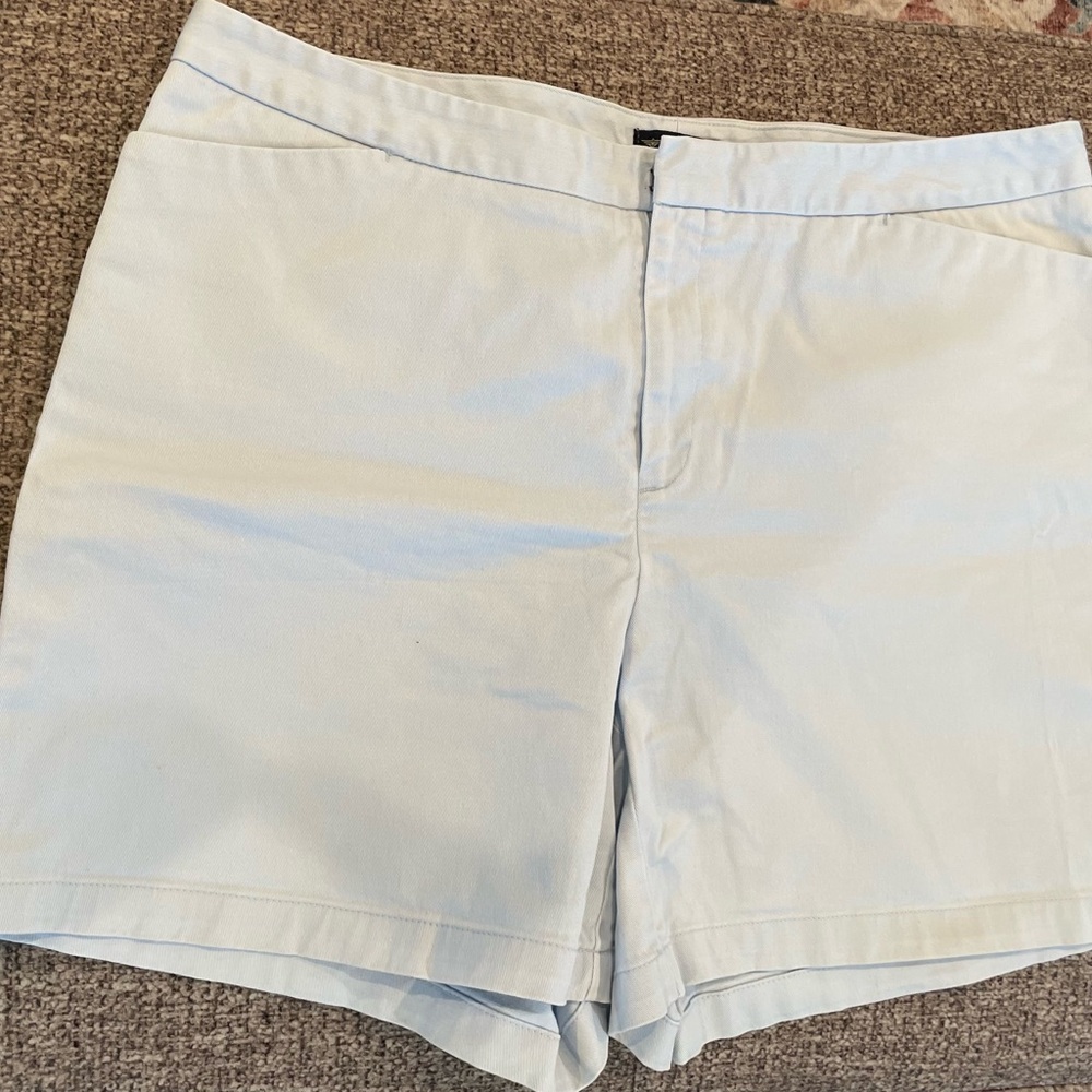 Dockers Women's Sky Blue Stretch Shorts